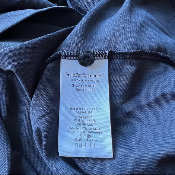 🌟HOST PICK Peak Performance G Map PO Polo Shirt | Navy Blue | Size XXL - Picture 9 of 11